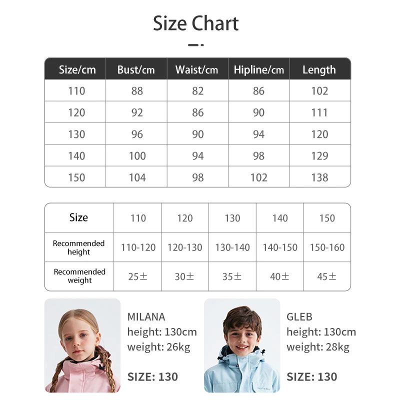 COPOZZ New Winter Ski Suit For Kids Boys Children Waterproof Warm Ski Overalls Girls Windproof Snowboard One Piece Ski Jumpsuit 6