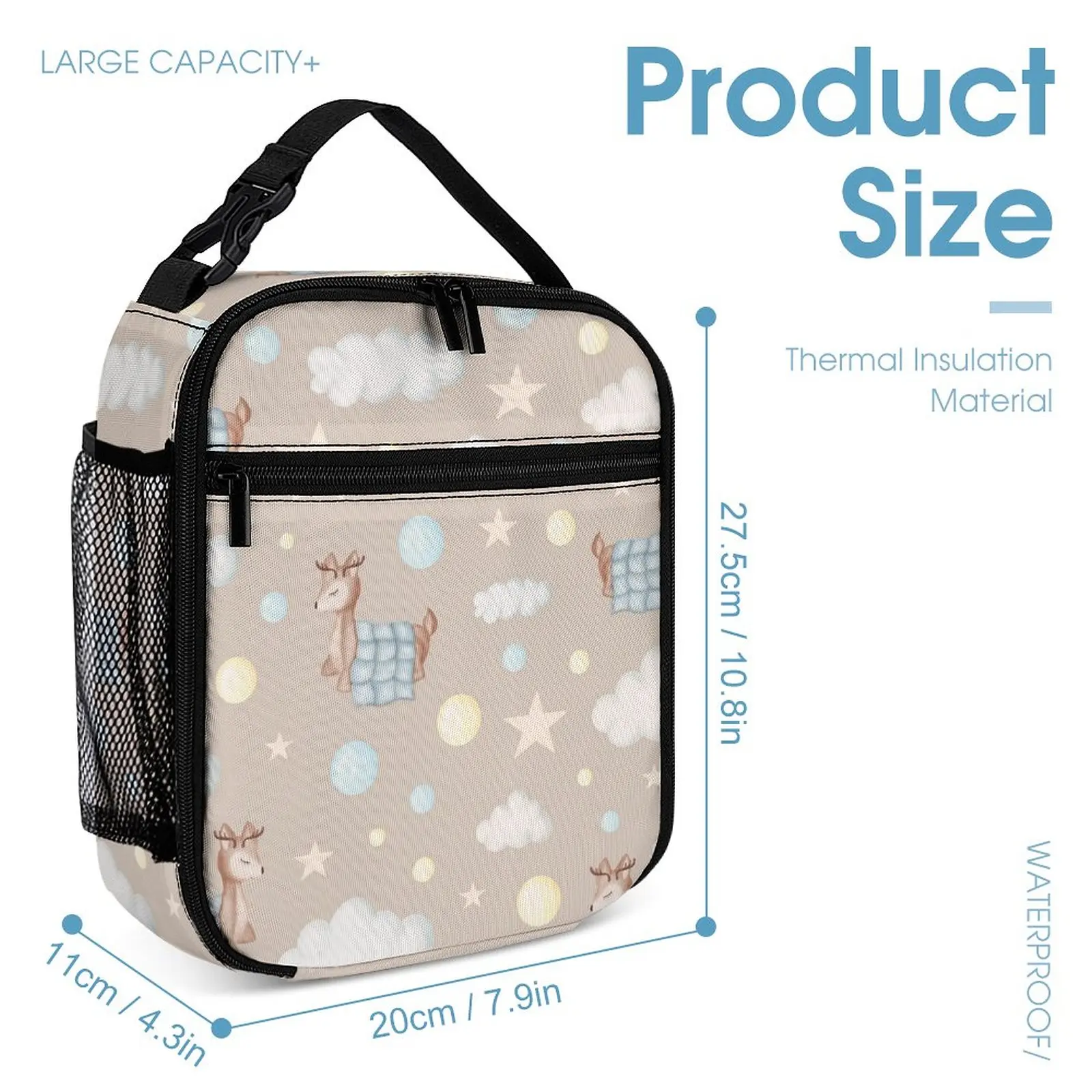 Three-piece Set Custom Children's Backpack Bag School Lunch Bag for Children Full Printing Book Bag Large Travel Mochila