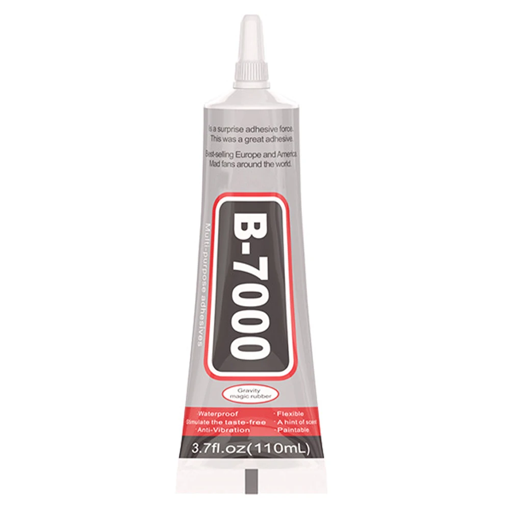 B-7000 투명 접착제, 전화 수리 접착제, 범용 유리 플라스틱, DIY 드릴, 슈퍼 접착제, 15ML, 25ML, 50ML, 110ML