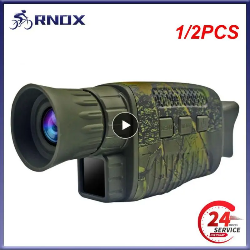 

1/2PCS Thermal imager 5X Digital Night Monocular Zoom Infrared Hunting Telescope Camping Camera Full Dark 300m Outdoor