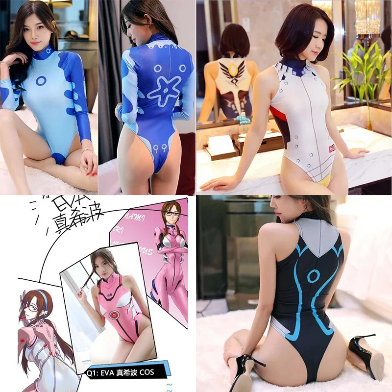 Anime Cosplay Swimsuits Women Girls Bodysuit 3D Printing Jumpsuits Costumes women cosplay costume