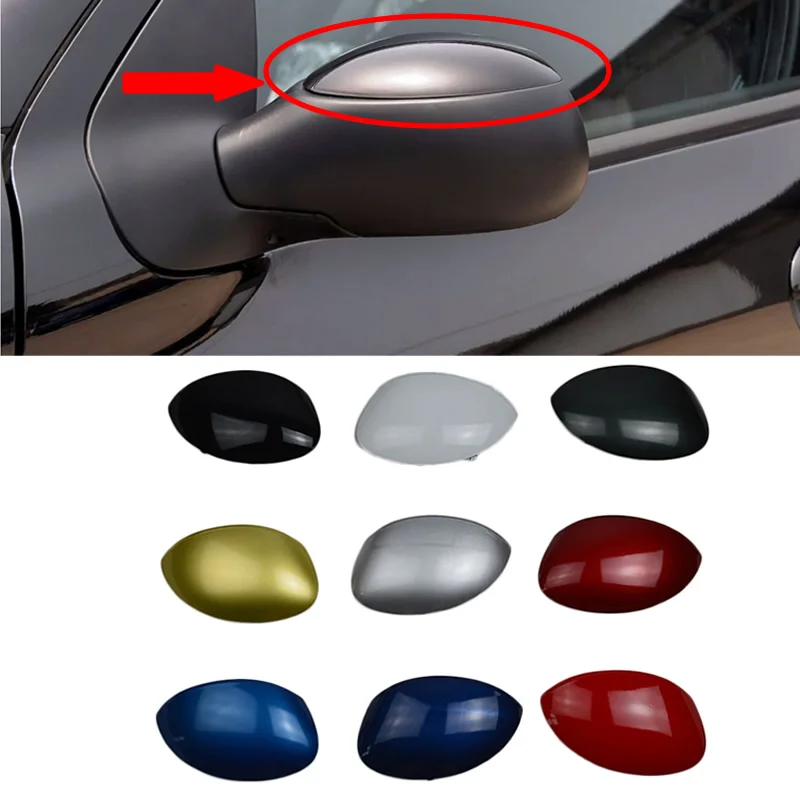 Auto Rückspiegel Abdeckung Kappe Shell seitenspiegel abdeckung Für Peugeot 206 207 Für Citroen C2 Picasso 2005-2011