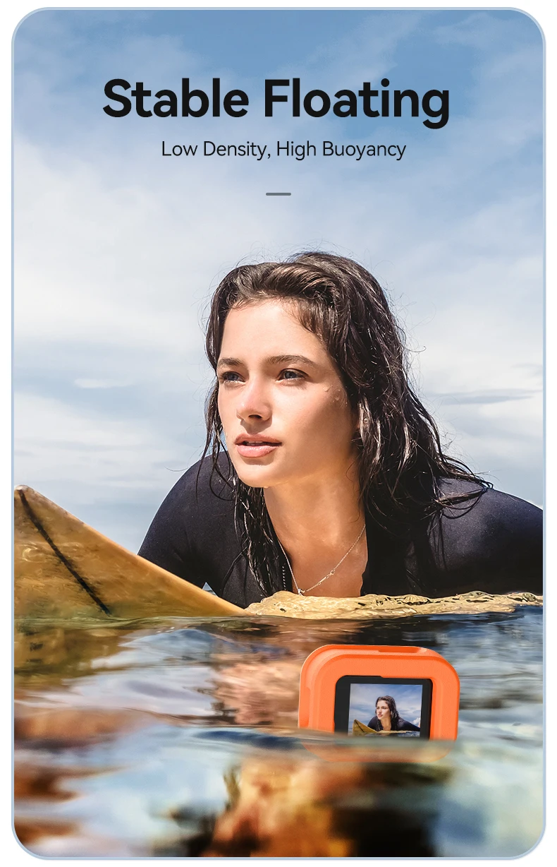 Floating Case Waterproof protective Case Buoyancy Underwater Diving Shell For H
