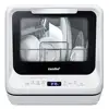 Portable Countertop Dishwasher 5L Water Tank 6 Programs 360° Dual Spray 192℉ High-Temp& Air-Dry Compact Design Small Spaces and 1