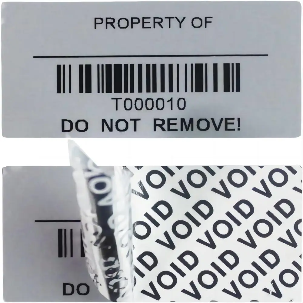 tear off invalid label stickers, sealing stickers,VOIDstickers