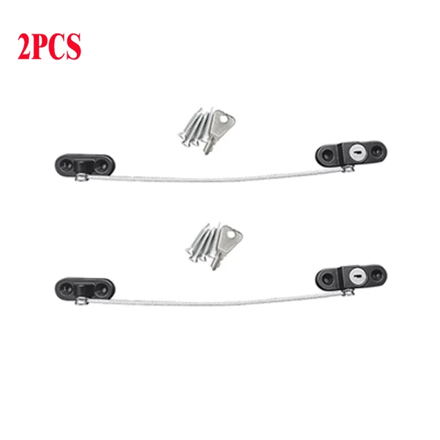 Home Window limiter Baby Door Lock Protection from Children Window Lock from Children Lockers Drawer Password Locks Baby Safety Screw fixed 2pcs