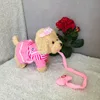 Robot Dog Interactive Dog Electronic Toys Plush Puppy Pet Walk Bark Leash Teddy Toys For Children Birthday Gifts 6