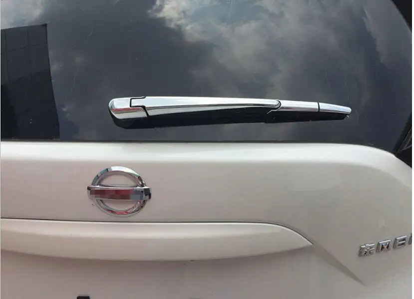 

Rear Windshield Window Windscreen Rain Wiper Decor Frame Cover Trim Fit For Nissan Murano 2015 - 2018 Car Interior Accessories