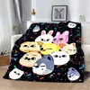 Cute Cartoon S-Strays K-Kids Printed Blanket Picnic Blankets Warm Blanket Soft and Comfortable Blanket Home Travel Birthday Gift 5