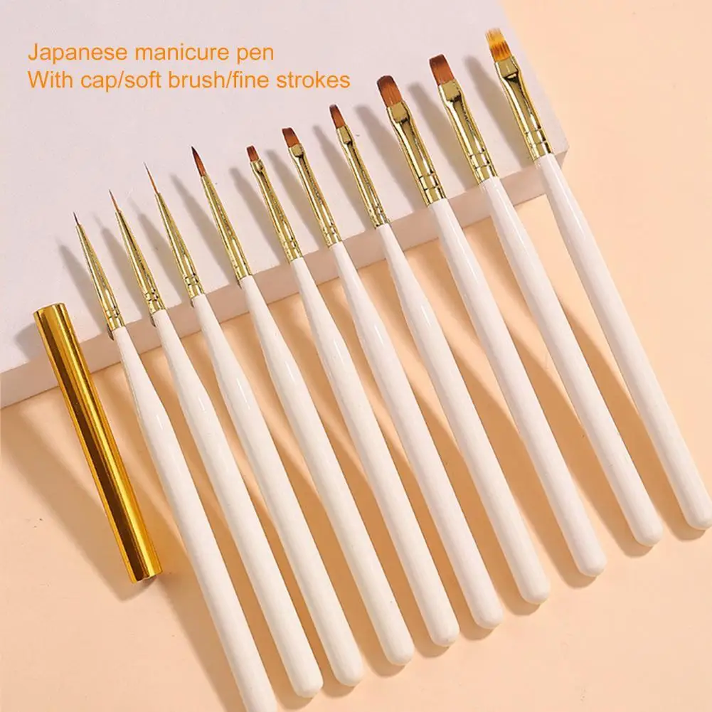 Nail Art Brush Soft Bristle Multifunctional Nail Brush Nail Art Tool Painting Pen Acrylic Gel Uv