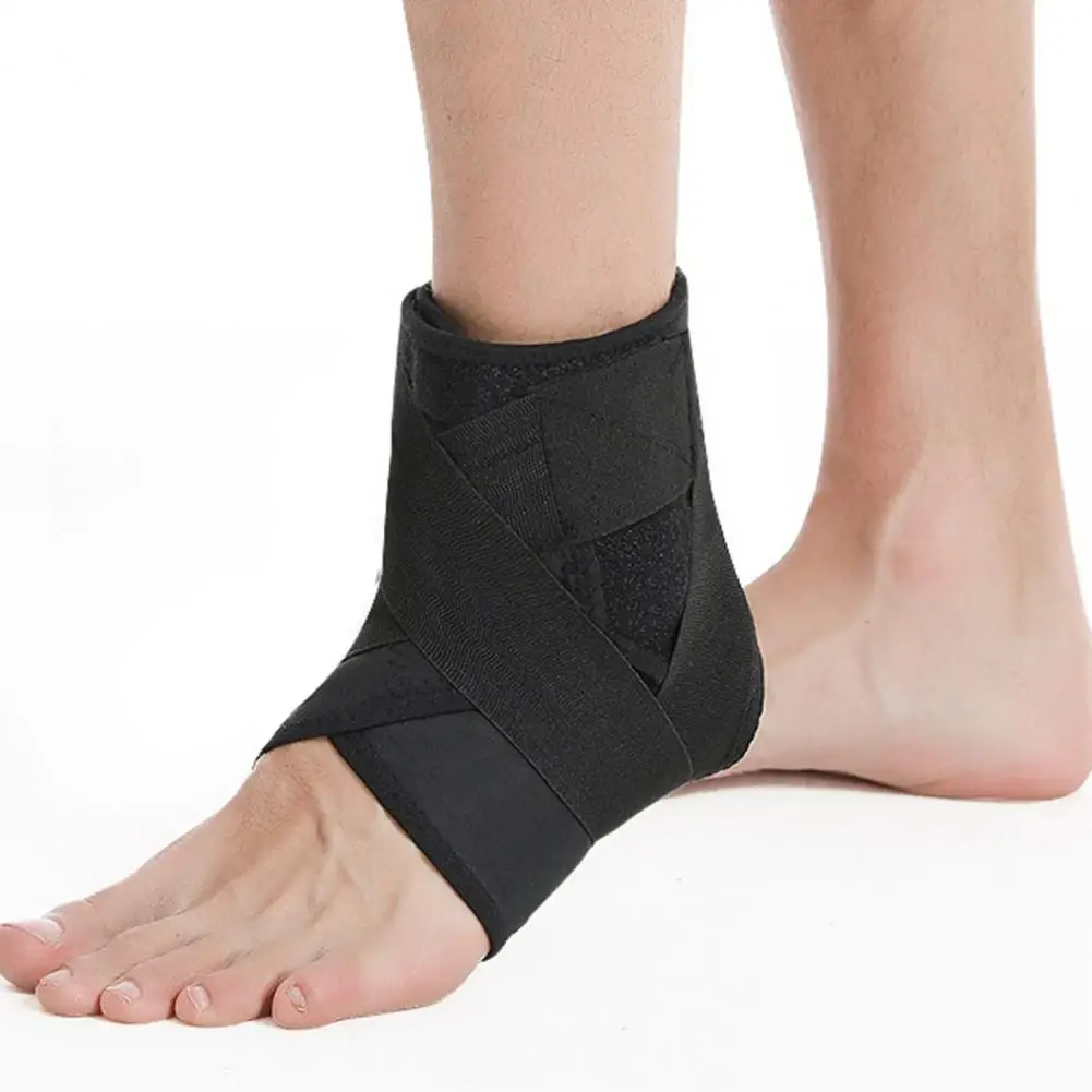 

Stretch Fit Ankle Brace Compression Ankle Sleeve Premium Adjustable Ankle Brace Support Soft for High-elastic for Active