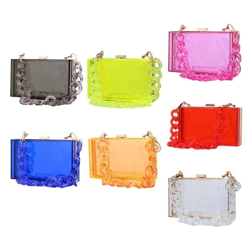 

Fashionable Clear Purse for Party Lovers Shoulder Bag Carry Your Items in at Social Gatherings