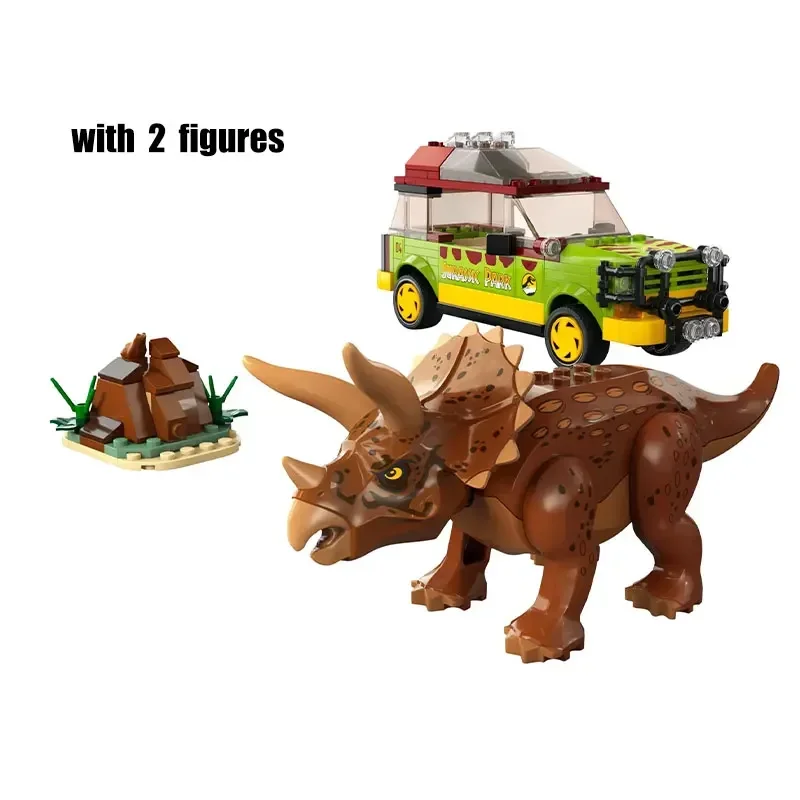 thumbnail image 1 of Serie de películas Dinosaur Set Triceratops Bloques de construcción compatibles 76950 Set 76959 MOC Modelo Ladrillos Set 76942 Juguetes para niños Regalos, 1 of 4