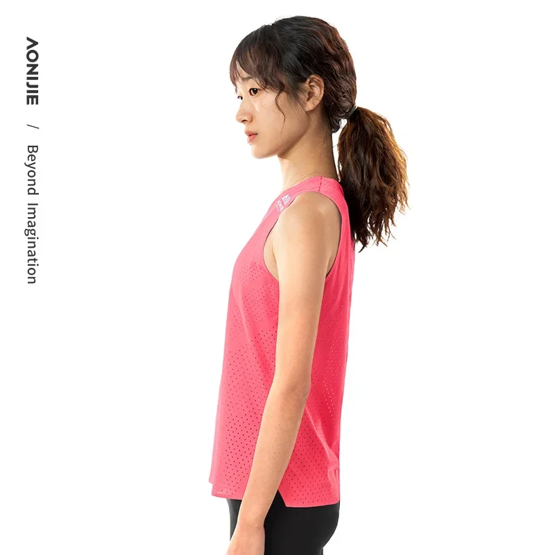 AONIJIE FW6189 Women Female Outdoor Sports Quick Drying Vest Summer Fitness Quick Drying Top Training Wear
