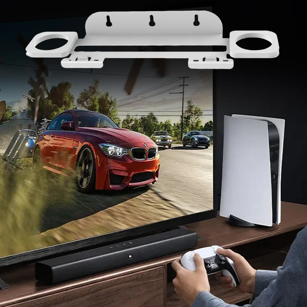 For PS5 Portal Game Console Wall Stand Controller Holder Wall Mount Bracket Universal Storage Organizer for PS5 Game Controllers