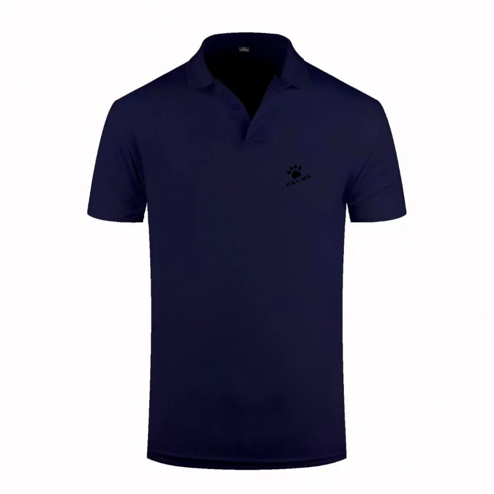 Nuova Polo KELME da Uomo 2026 con Logo a Impronta di Zampa, T-Shirt Sportiva Traspirante, Maglietta a Maniche Corte ad Asciugatura Rapida con Colletto - immagine 3
