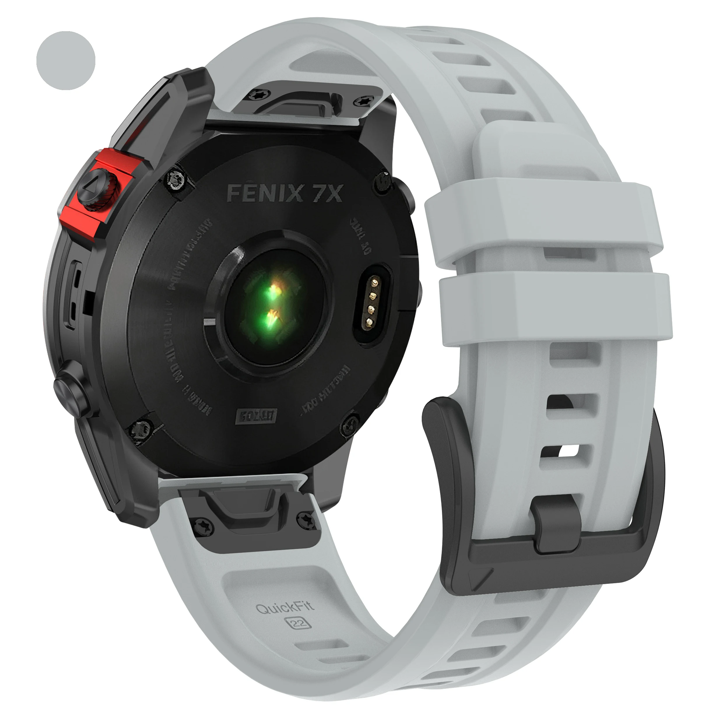 Premium Silicone Strap for Garmin Fenix - QuickFit 22/26mm Watchband