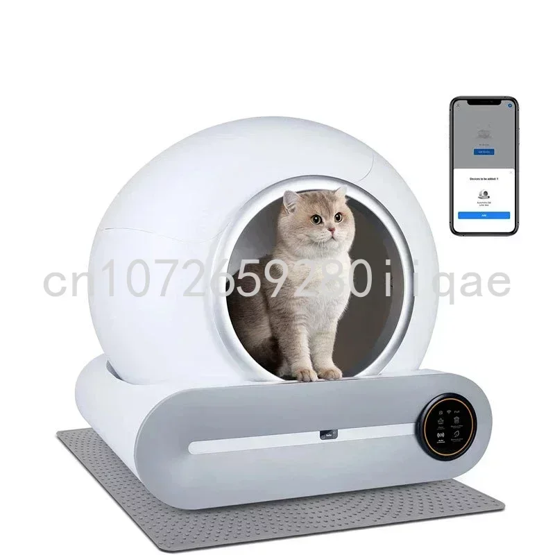 

Tonepie Automatic Smart Cat Litter Box Self Cleaning 65L App Control Pet Cats Toilet Litter Tray Ionic Deodorizer Arenero Gato