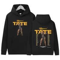 Tate McRae Miss Possessive Tour 2025 Print Hoodie Men Women Retro Harajuku High Quality Oversized Sweatshirt Fans Gift Clothing 1