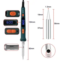 Fer à souder électrique 220V 120W, kit d'outils de réparation de fer à souder, affichage numérique LED, température réglable 200-600 ℃ 3