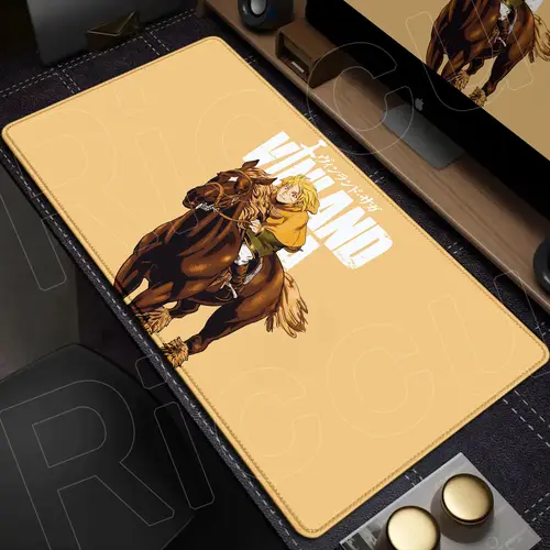 XXL Large Mousepad Vinland Saga 90x40CM Mouse Pad E-sports Gaming Keyboard Protector PC Accessories HD Computer carpet Desk Mat - Image 26