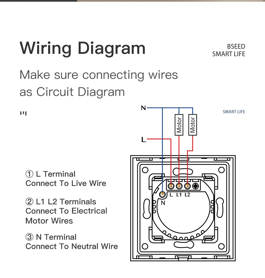 rolo wi fi único inteligente cego toque