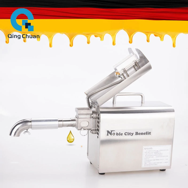 Oil Press Machine 800W 3-6Kg Per Hours Home 220v 110v Peanut Flaxseed Cold Squeezer Business Sesame Sunflower Seeds Extraction 3