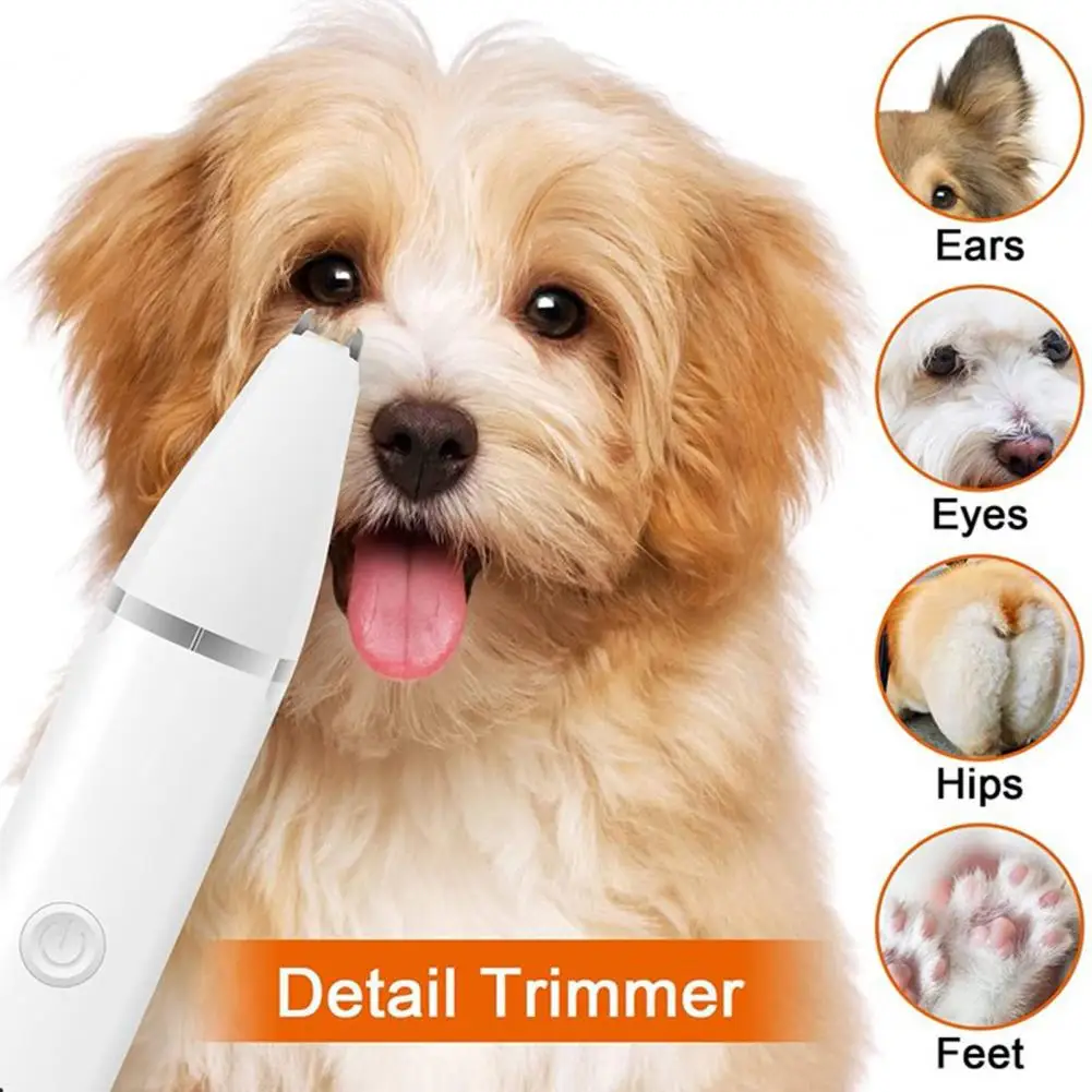 

Dog Grooming Shears Cordless Pet Grooming Set Low Noise Electric Dog Clippers with Ceramic Blades 4 Guide Combs Trimmer Kit High