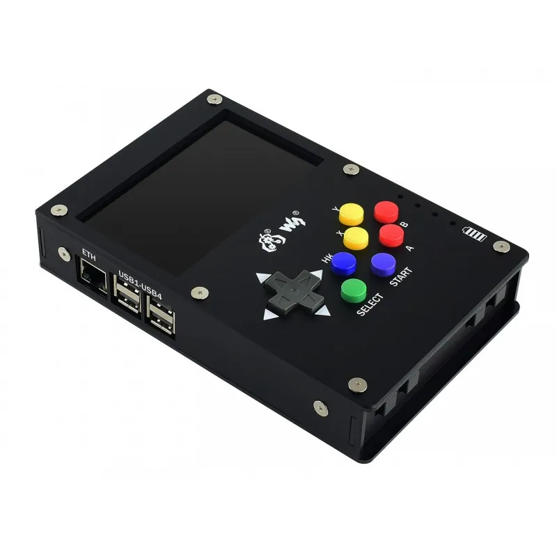 Raspberry Pi GamePi43 Portable Video Game Console Accessories with 4.3 Inch IPS Display Screen LCD Based on Raspberry Pi 4 3B+ 3