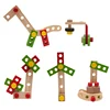 Wooden Nut Screw Disassembly Assembly Toolbox Toys Simulation Repair Carpenter Tool Creative DIY Pretend Play Set For Children 5
