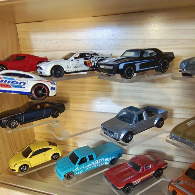 Vitrine Acrylique À 8 Fentes 1/64 Pour Hot Wheels, Boîte D'allumettes De  Voitures, Mallette De Rangement Empilable Pour Modèle De Voiture Jouets  Poupée, Organisateur Mural Suspendu - Boîtes De Rangement - AliExpress