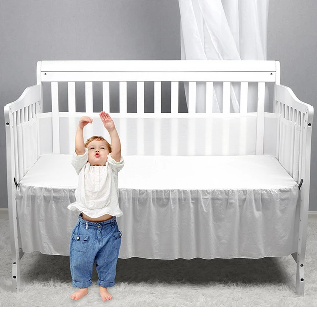 Baby Bed Bumper Cartoon Twist Crib Surround Soft Strip Spliced Bed