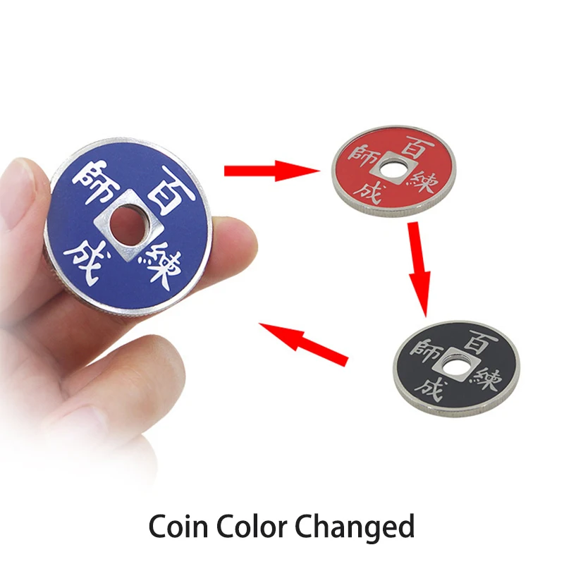 CoinColorbeChangedInstantaneouslyMagicTricksCoinsDisappearing