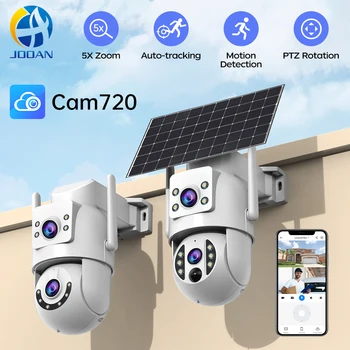 Jooan 4K 5G Wireless Ip Camera Outdoor Dual Screen 5X Digital Zoom CCTV Video Surveillance Camera Autora Auto Tracking Home CAM 1