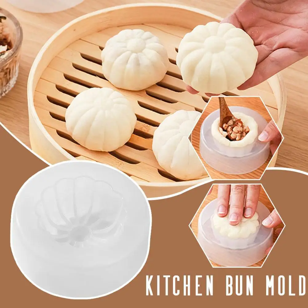 

Bun Making Mould Chinese Baozi Molds DIY Pastry Pie and Dumpling Kitchen Baking Steamed Pastry Accessories Stuffed Tool Mak E9K9