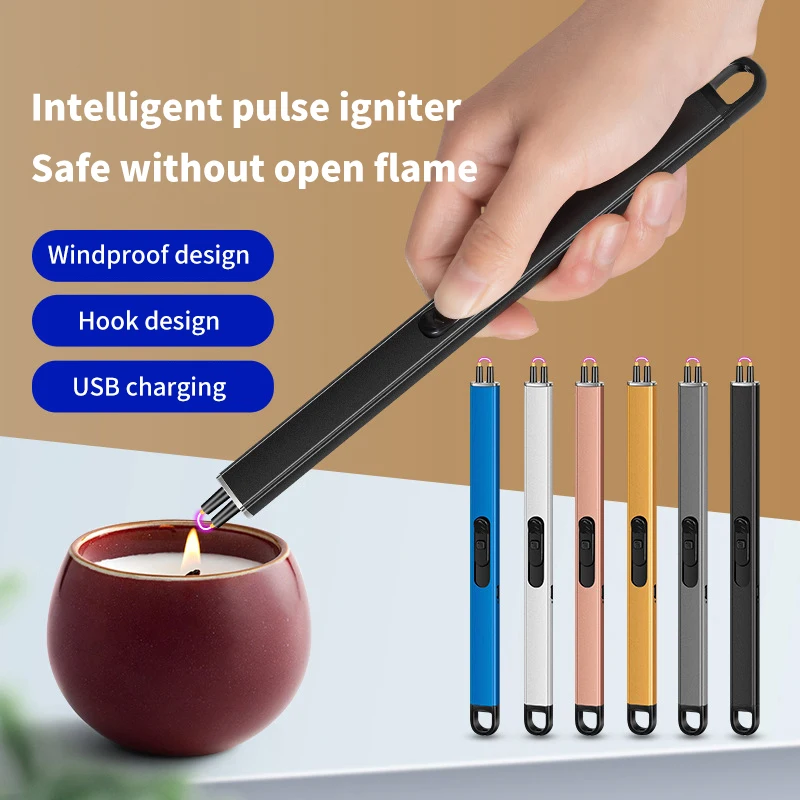 Hot Aroma Candle Gas Stove Kitchen Igniter Pulse Ignition Gun Stick Electronic Outdoor Lighters