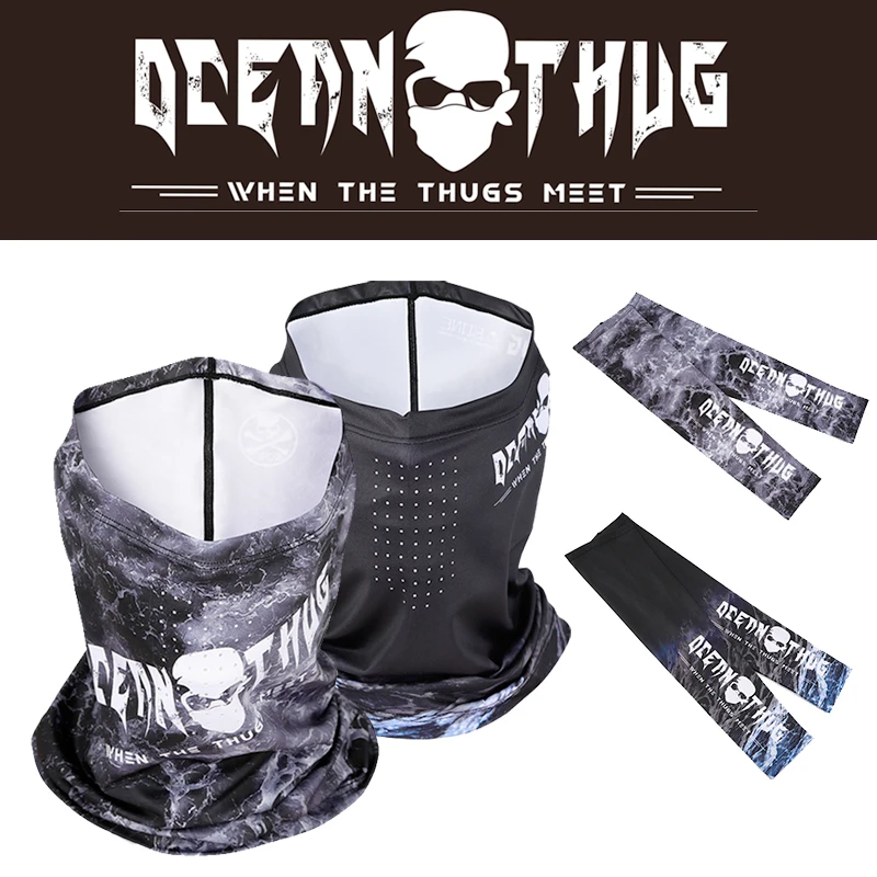 

22 Bone Summer UPF50+ anti UV Fishing Mask Ice Feel Breathable Quick Drying Neck Gaiter Fishing Scarf Face Mask Riding Outdoor