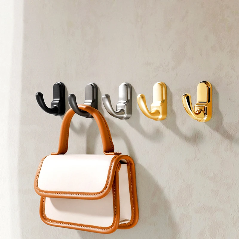 

1pc Simple Alloy Coat Household Hanging Storage Hook Wall Mounted Modern Multipurpose High Quality Home Supplies