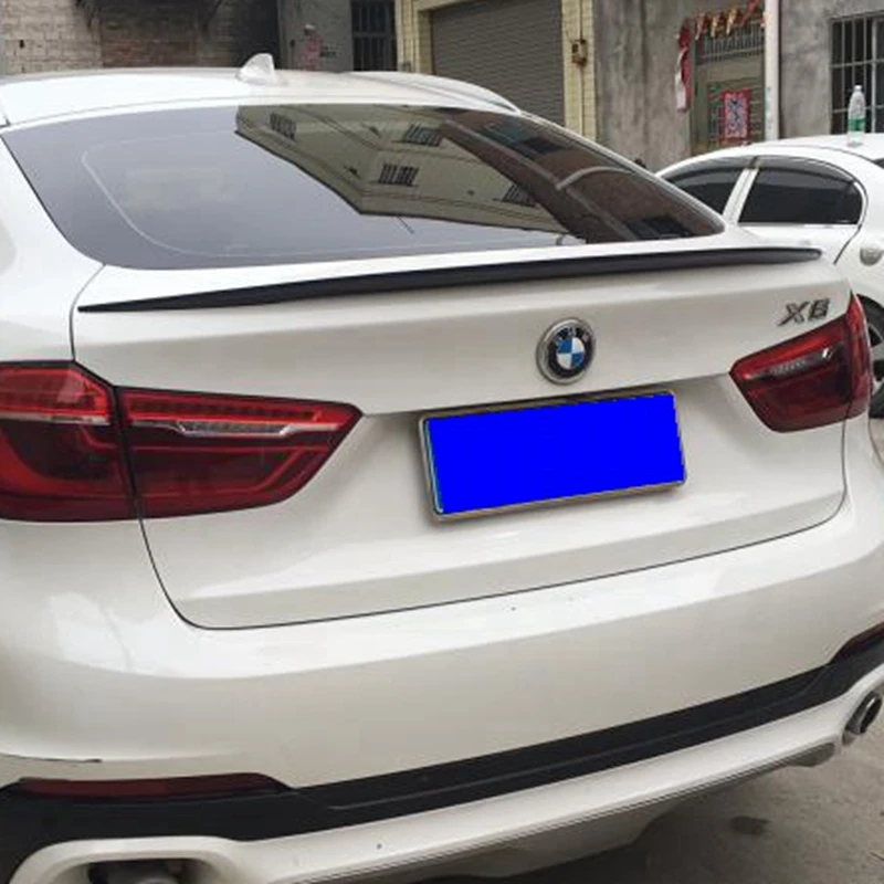 

Car Rear Roof Spoiler For BMW F16 X6 2016-2019 Trunk Lid Spoiler Wings ABS Plastic Black Tuning Exterior BodyKit Accessories