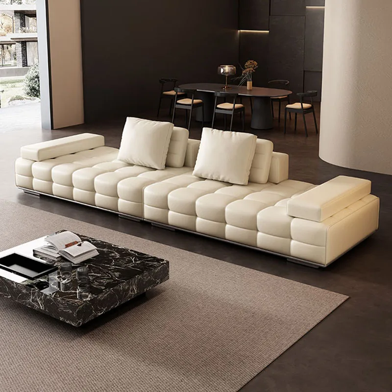 

White Recliner Living Room Sofas Sectional Corner Reception Luxury Sofa European Mid Century Divani Soggiorno Prefabricated Home