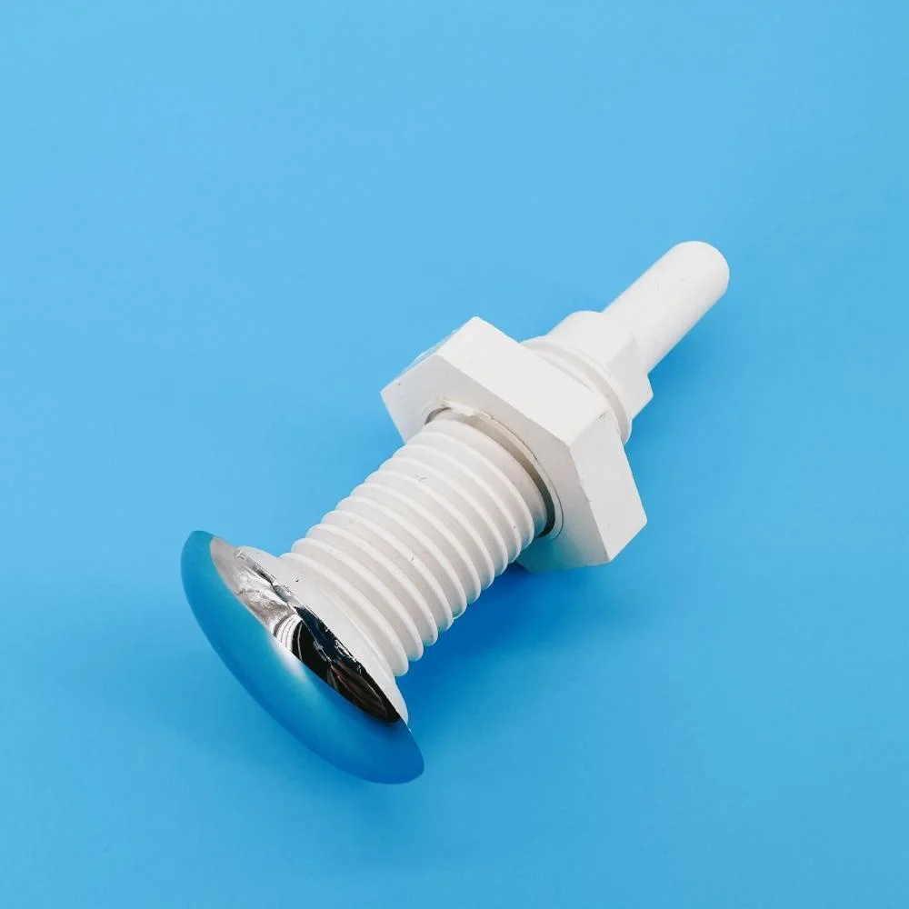 8mm Nozzle 30mm Cover Straight Bubble Nozzle &Phi;8 Chromed Cap PVC Base Hot Tub Air Jet Massage Bathtub Jet Bathroom Hardware Set Bathroom Hardware Accessories
