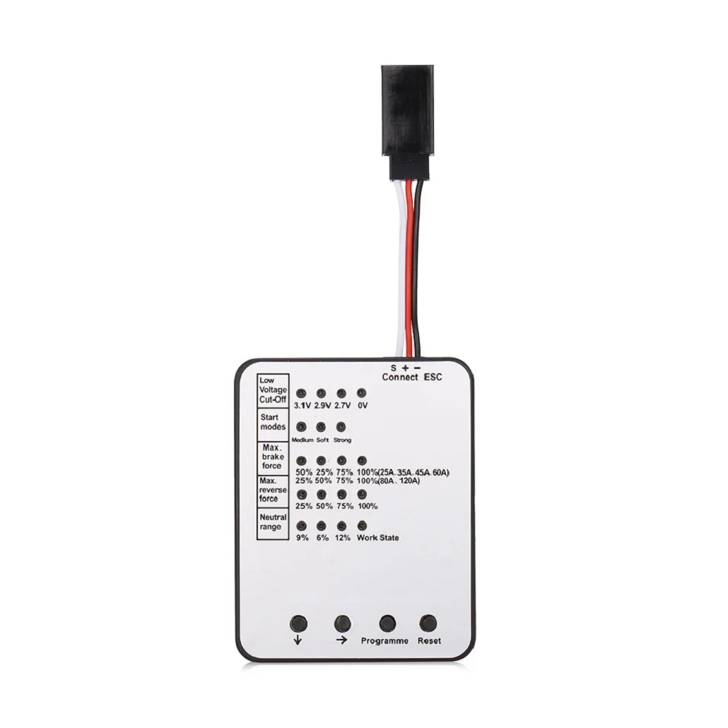 Carte de programmation LED Surpass Hobby pour ESC 25A-120A