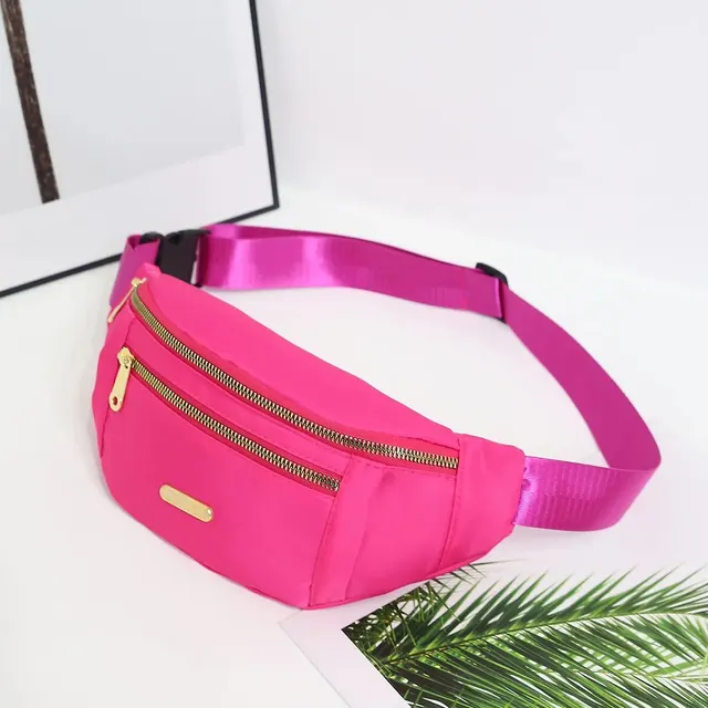 Women Sports Waist Bag Multi-Layer Fanny Pack Phone Essentials during Outdoor Activities Crossbody Purse Sports Chest Bag 5