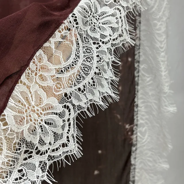 Nouveau hijab en dentelle modal double face à pois pour femmes, turban de mode musulmane, foulard pour femmes, Ramadan