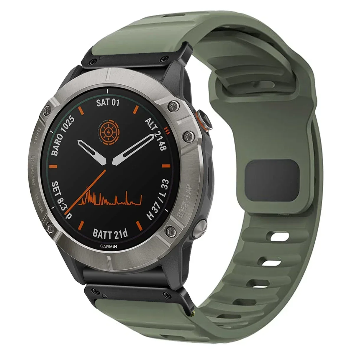 QuickFit Silicone No-Gap Watchband - Versatile 22mm & 26mm Strap