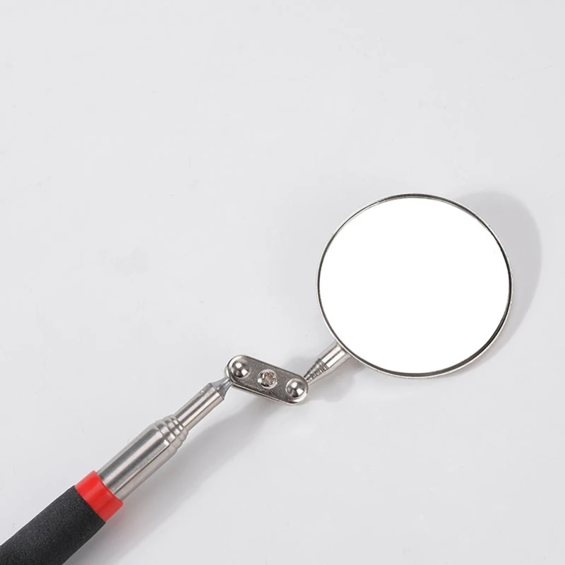 Flexible Inspection Mirror 360 Rotation with Buckle Large Round Welding Mirror for inspection mirror