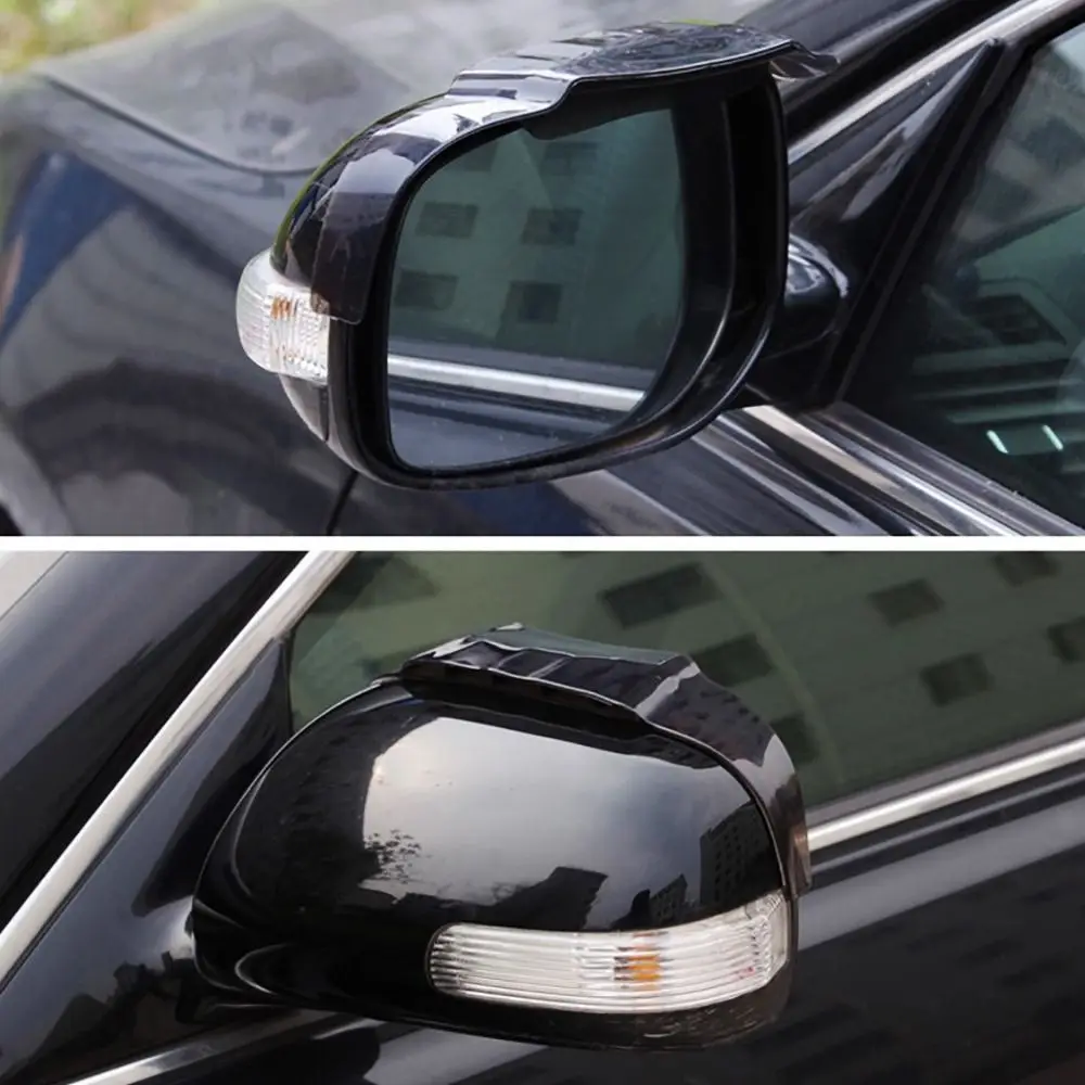 2pcs Air Drying Style Universal Car Rearview Mirror Rain Guard Sun Visor Eyebrow Rearview Mirror Rain Shield Rearview Mirror Rain Eyebrow Rearview Mirror Rain Guard Auto Protection