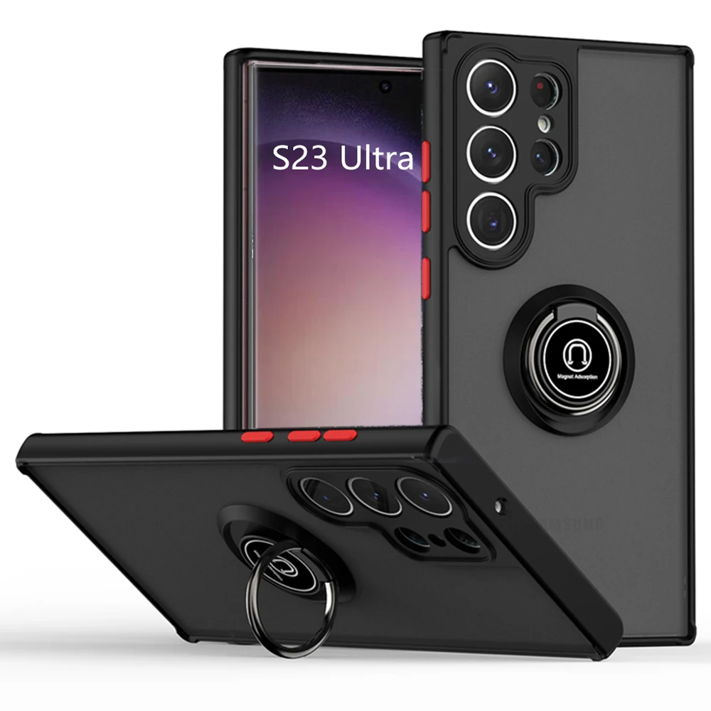 Stoßfeste magnetische Hülle für Samsung Galaxy S23 Ultra S22 S21 S10 Plus S20 FE Note 20 A32 A71 A51 A13 A12 A52s A33 A53_voghion.com