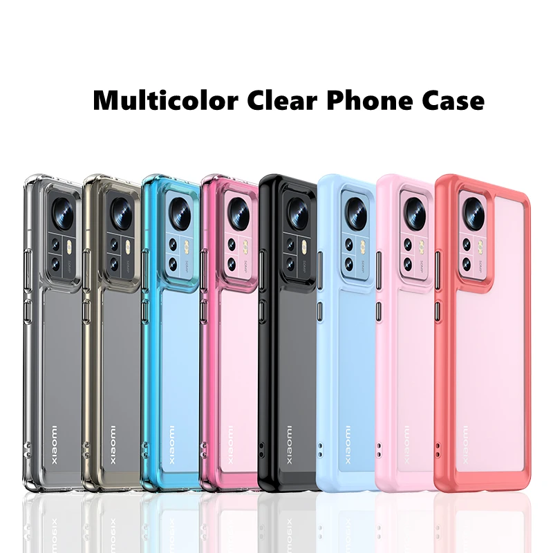 

Прозрачный чехол для Xiaomi 12X, чехол для Xiaomi Mi 12X, твердая Прозрачная мягкая рамка, противоударный бампер для телефона Xiaomi 12X