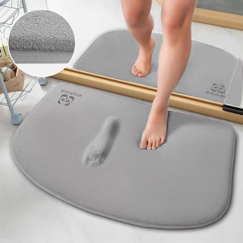 Memory Foam Bath Mats Anti-Slip Absorbent Bathroom Rug